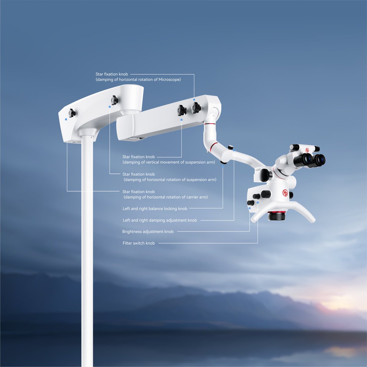 PeterWu51376091's tweet photo. KP iSee 9000：your ideal Surgical Microscope
Let's have a quick glimpse of its overall structure

#KP #iSee9000 #dental #dentista #newarrival #dentistry #dentist #microdentistry #surgical #microscopic #surgicalmicroscope #dentalscope #microsurgery https://t.co/eDBZ4i496R