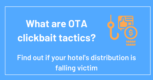 fornova's tweet photo. If you don't know what their clickbait strategies are, it's high time you find out. These strategies are increasingly harming hotel's distribution.

Learn more here: https://t.co/iMW3hZWuI8

#revenuemanagement #hoteldistribution  #otas https://t.co/5oNC2JnSQf