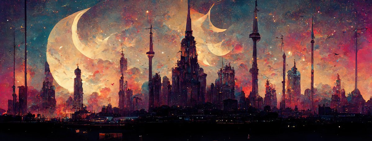 Kleio33's tweet photo. ❗️NEW DROP❗️
STORYBOOK collection on @objktcom

"City of Glass"
10 editions / 1.5 $XTZ

⬇️Link⬇️
https://t.co/yFuzYHcDgG

One of the grand cities...a place that contains all the colors and beauty of the world.

#tezos #CleanNFT #NFTCommmunity #aiart #WomeninNFTs https://t.co/DahS4p6Pws
