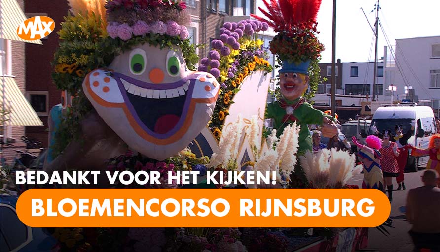 Bedankt voor het kijken naar #BloemencorsoRijnsburg! 

Nog geen genoeg gekregen van de prachtige praalwagens? Op vrijdag 26 augustus zenden we om 17.05 uur op NPO 1 het bloemencorso van Sint Jansklooster uit! 

En heb je het #Bloemencorso gemist? 👇
maxvandaag.nl/programmas/tv/…