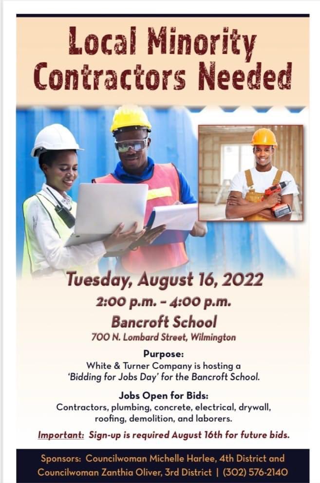 teacher_city's tweet photo. #ContractorsNeeded Today is the #BiddingForJobsDay for local contractors for our new school construction site. Multiple jobs are open for bids. See list below.
This Pre-Bid meeting is scheduled for today at 2pm. Please share with any local contractors that may be interested. โฅ๏ธ https://t.co/alXae1B4wq