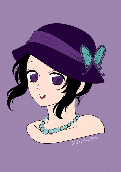 「kochou shinobu butterfly hair ornament」Fan Art(Latest)