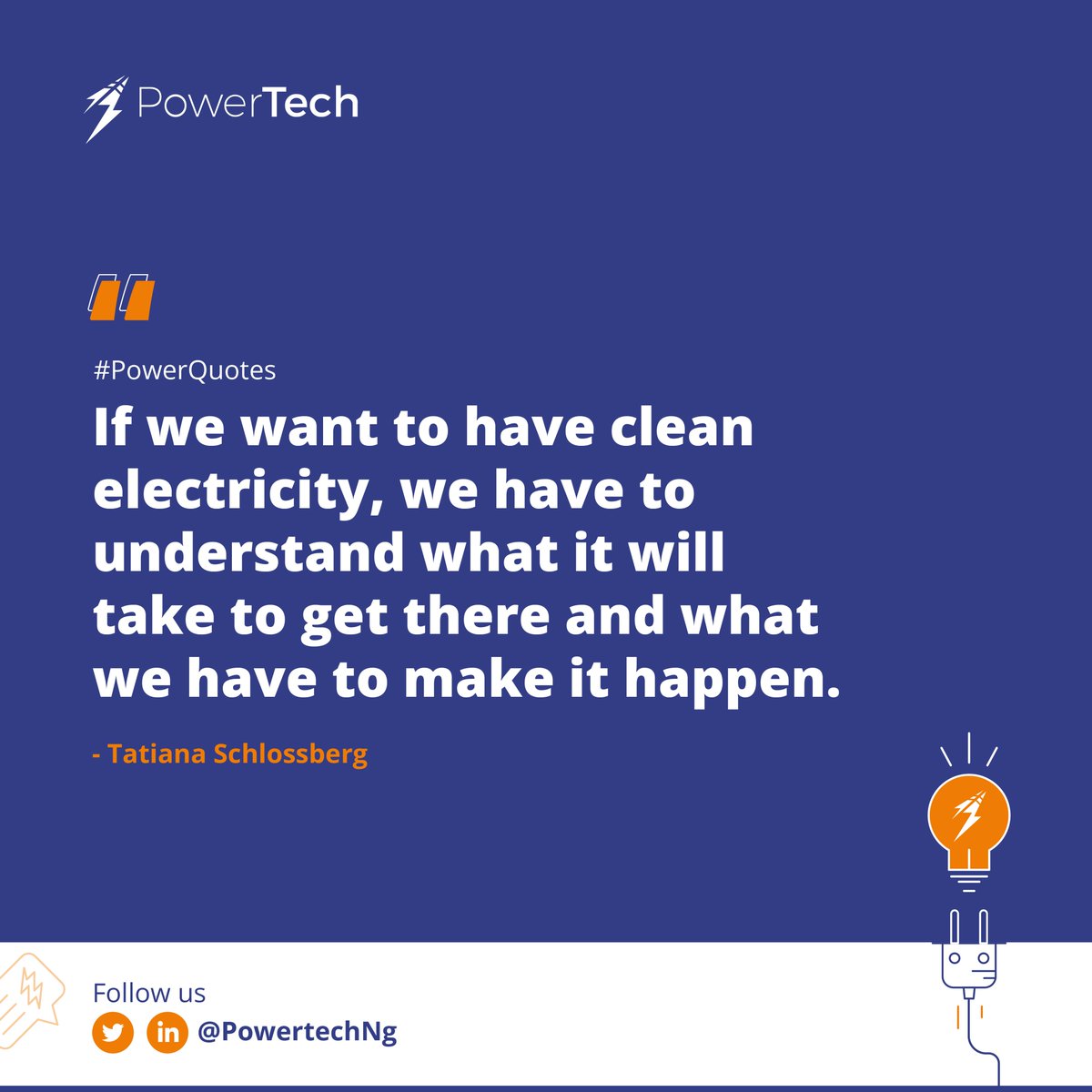 PowertechNg's tweet photo. #PowerQuote for today.

#powertechng #powertechnigeria #powertech #powerforafrica https://t.co/pcLAdweMHN