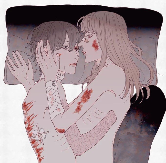 #自創作に狂っている人間と繋がりたい
我が家の男娼たち。モーメント用① 