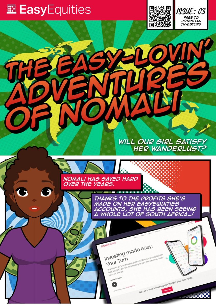 EasyEquities's tweet photo. We think it's about time for another #EasyAdventure 😎✈️
Grab a cuppa☕, sit back, relax & enjoy another one of Nomali's great adventures🤩
#EasyEquities https://t.co/pxkBFOFUcQ