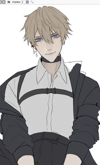 doodle Aster so i can rest my mind...----after days of preparing and then going to the festival, im finally got sick...commissions and pre-order on hold for a few days more 