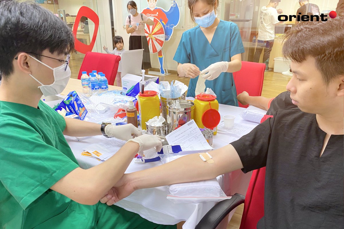 OrientInfo's tweet photo. This morning, an annual health checkup at Orient Software was conducted to safeguard the wellbeing of Orient-ers
Having good health is directly related to leading a productive work-life balance. The more energy we have, the more we will get done in our daily lives. https://t.co/IkgA0f0rjL