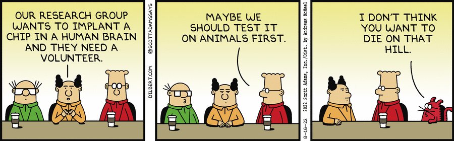 PierreLabMN's tweet photo. Comic #ForAugust 16, 2022 https://t.co/oZdz8yOf1u via @Dilbert_Daily #Comics https://t.co/2DfWMFglW4
