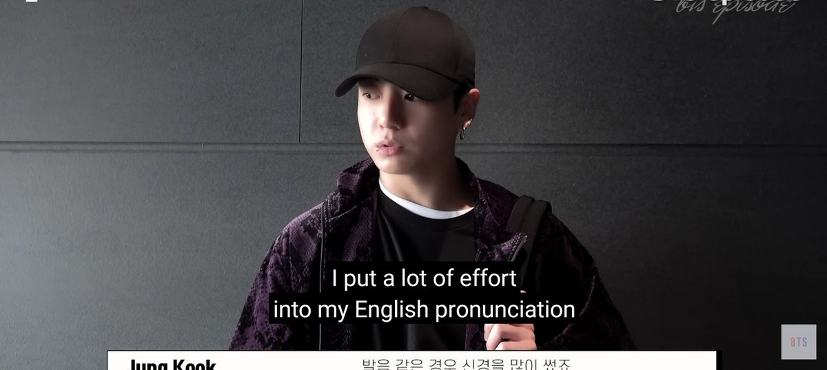 wangteaco's tweet photo. "I put a lot of effort into my english pronunciation. I tried to make it sound more familiar and less awkward for people who'll listen to the song. So i was careful about how i pronounced things" ㅡ 220816, Jeon Jungkook In Bad Decisions Recording Sketch https://t.co/L1h28IxoPG
