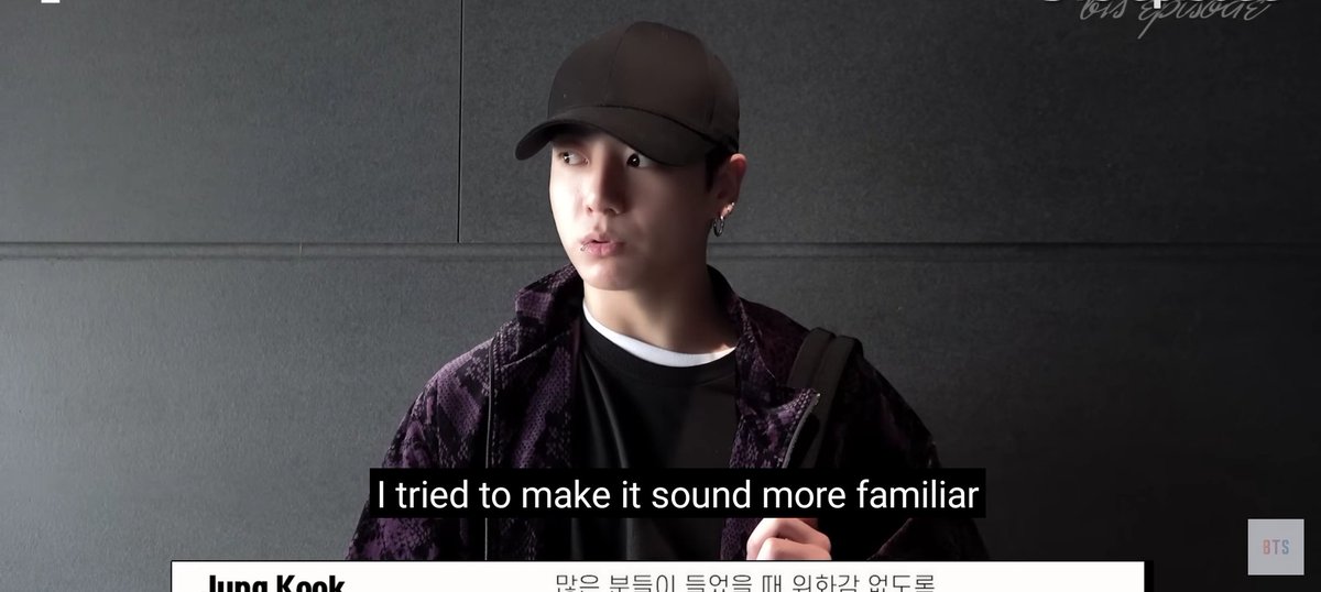 wangteaco's tweet photo. "I put a lot of effort into my english pronunciation. I tried to make it sound more familiar and less awkward for people who'll listen to the song. So i was careful about how i pronounced things" ㅡ 220816, Jeon Jungkook In Bad Decisions Recording Sketch https://t.co/L1h28IxoPG