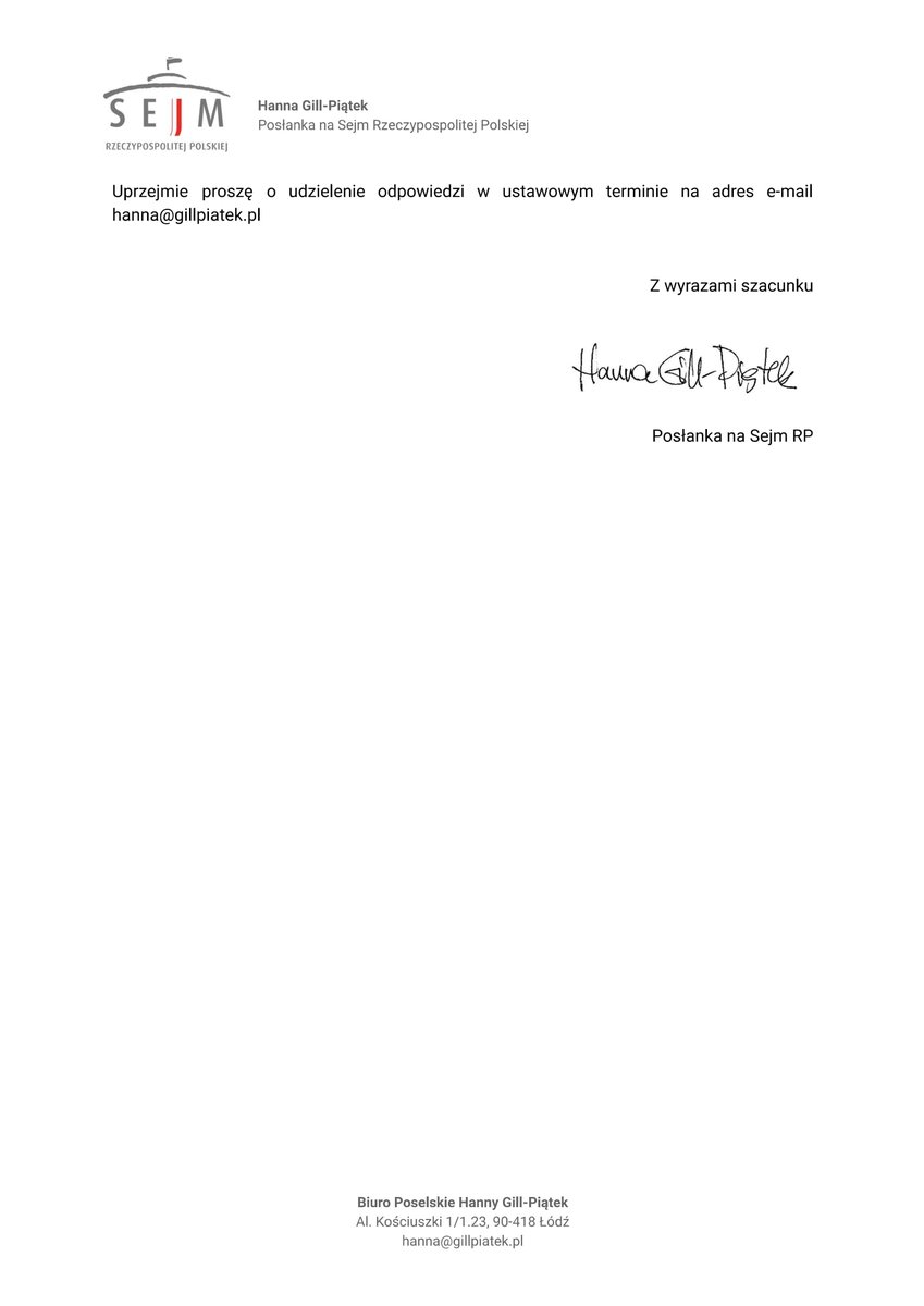 Hanna Gill-Piątek tweet media