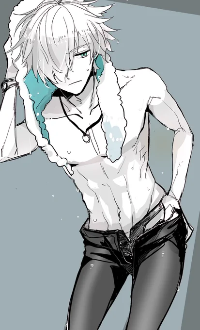 言われてた水着ロビンくん描いたよ 