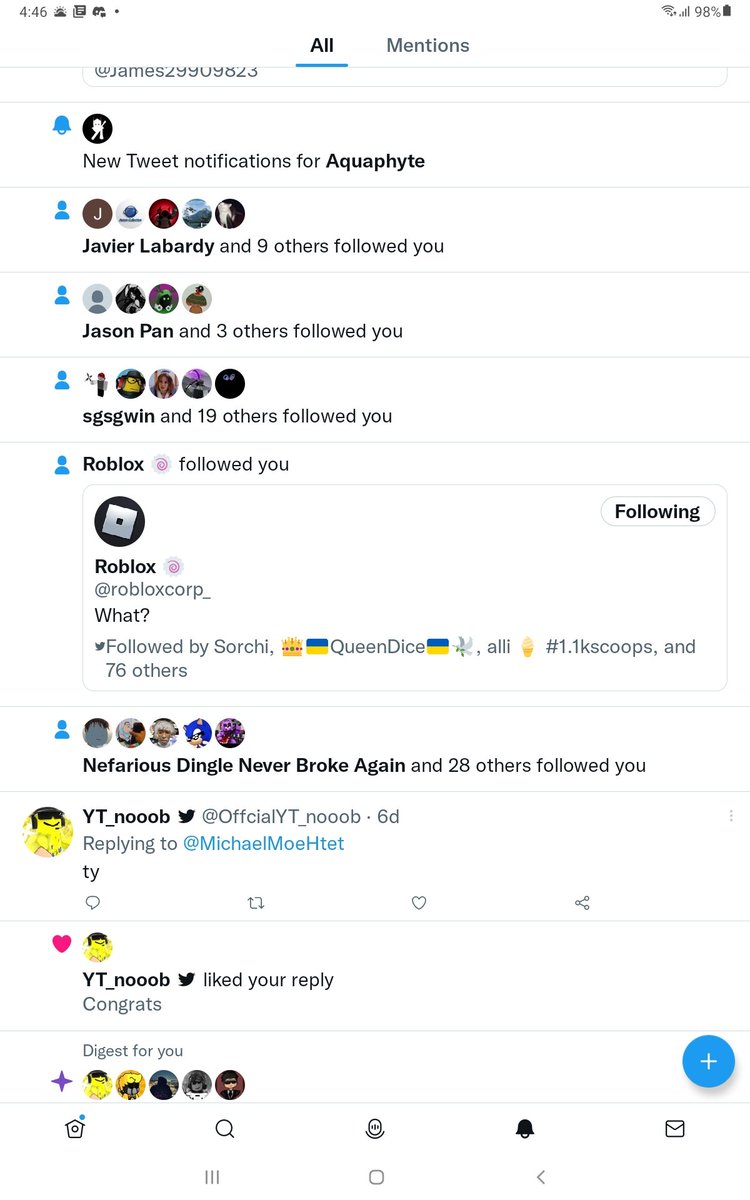 MichaelMoeHtet's tweet photo. No way roblox followed me :D https://t.co/m3Df0PcJs5