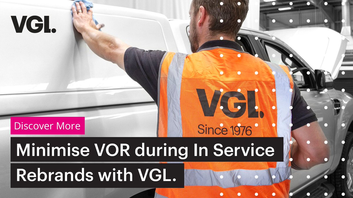 VGLprint's tweet image. We minimise disruption and ensure brand continuity during In Service Rebrands to your commercial fleet. Our quality standards deliver optimal performance for the full lifespan of the graphics. vgl.co.uk/blog/in-servic…. #vehiclebranding