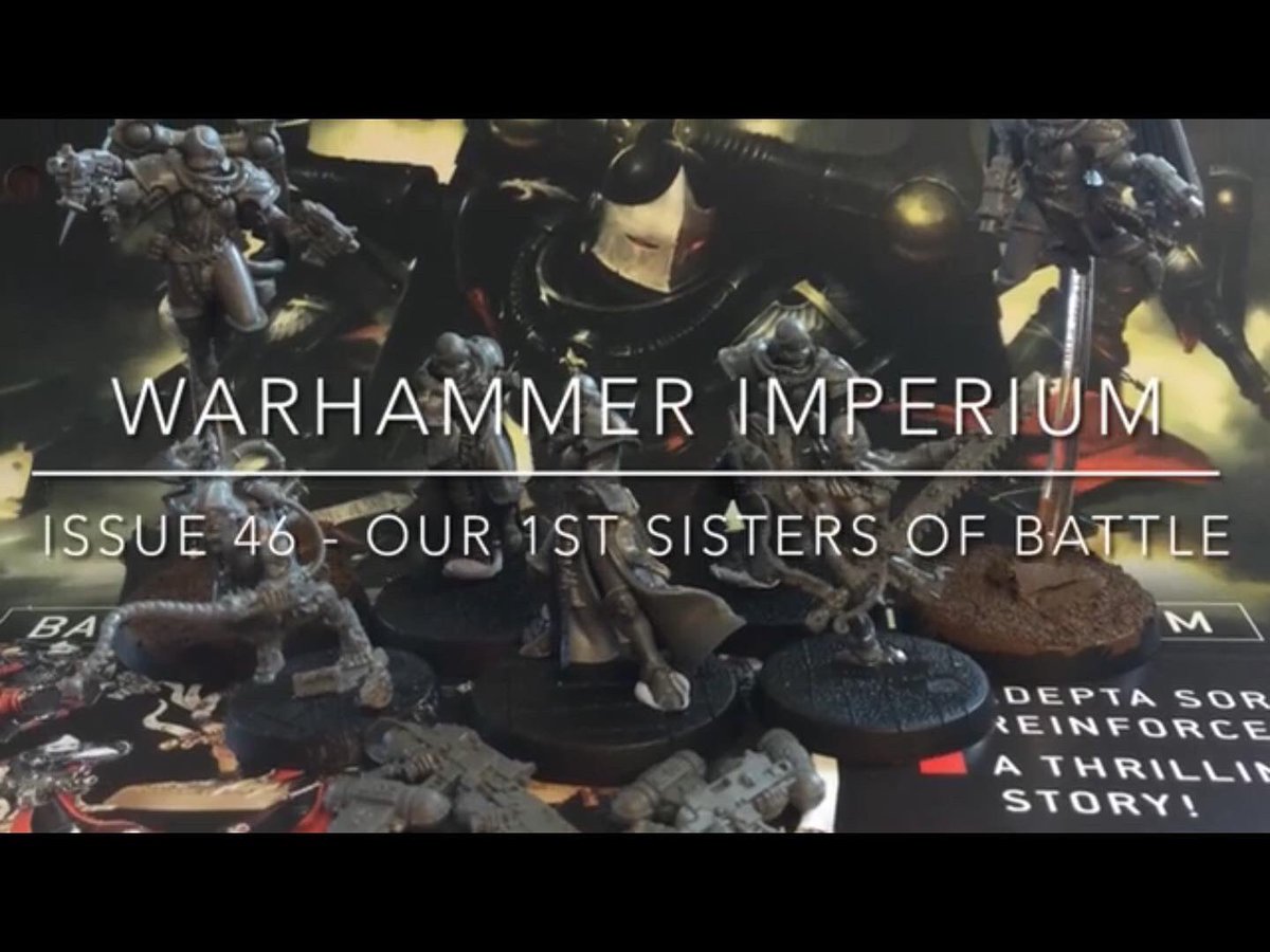 tiffanyszoneuk's tweet photo. Issue 46 of Imperium has just been uploaded.
https://t.co/OVs2GPxQ3X
#warhammerimperium #warhammer40k #warhammercommunity #sistersofbattle #seraphim #repentia #battlesisters #arcoflagellants #spacemarines #admech #necrons #hachette #partworks #wargaming #buildingwarhammer https://t.co/Xm9rXxkx1v