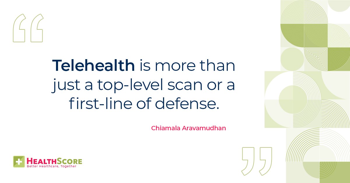 theHealthScore's tweet photo. #Telehealth is more than just a #video consult.

With the sheer amount  of technological and technical input going into building the right infrastructure, doctors and patients now have access to extremely sophisticated systems of care. 

How do you see telemedicine evolving? https://t.co/A2dkGGkw7N