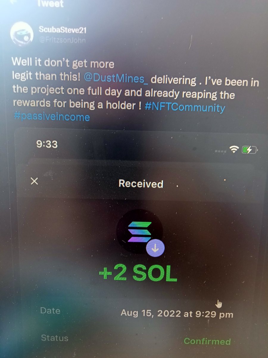 Cryptorolfe's tweet photo. Over at @DustMines_ we as a community are killing the solana scene great games! Great team ๐ awesome community let's make more together LFG
payouts always received fast and on time oh and the highest paying!!
Let's goo #SolanaNFT #SolanaCommunity #SolanaAirdrop
#pulloutgang https://t.co/0hrPSGVpDB