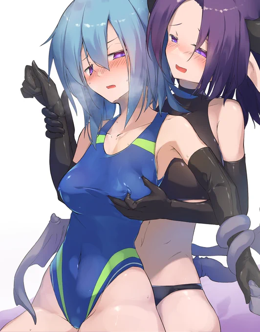給水係( @zess_kyuusui )さんの「女淫魔だし戦闘娘のお嫁さん貰いに来ました」から美咲さん 