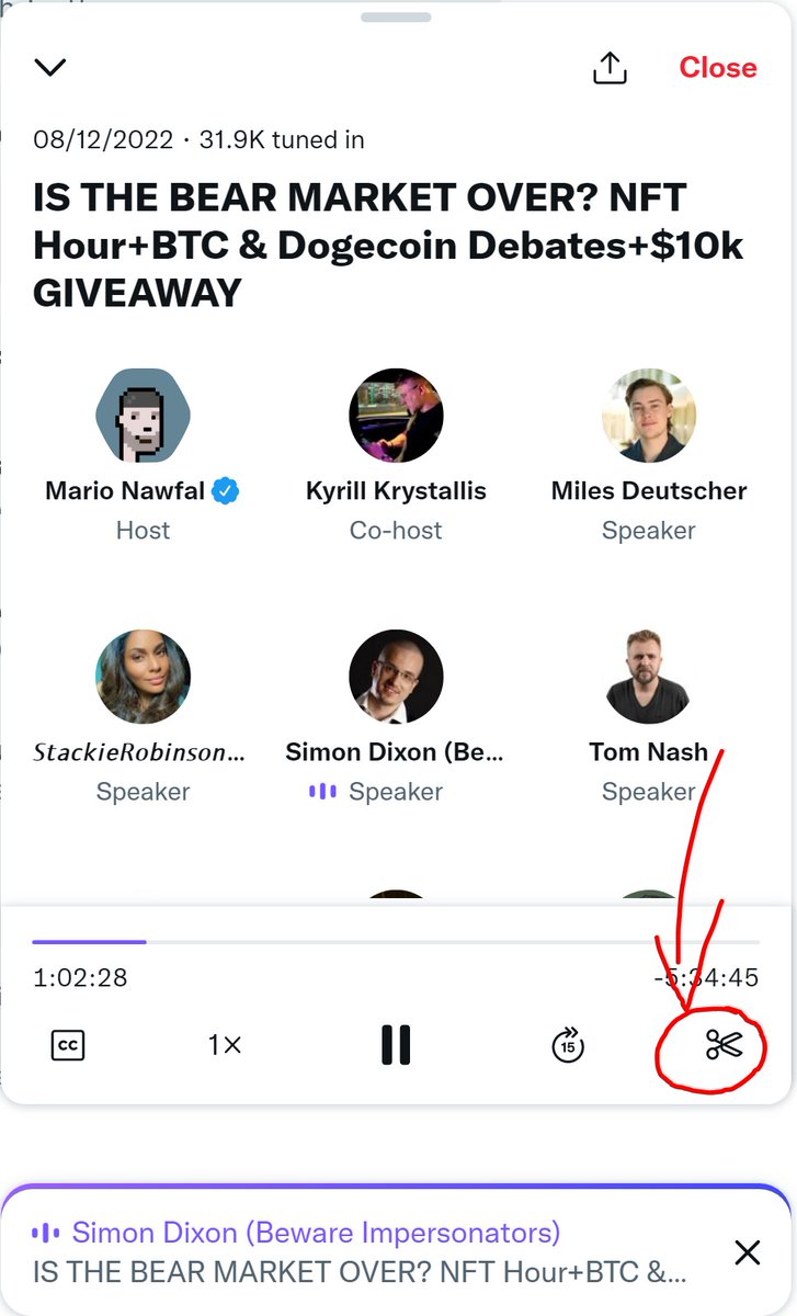 MarioNawfal's tweet photo. 🚨 Competition Alert 🚨

1. Go to last week's space https://t.co/12bhn6g0T9 

2. Use the clipping feature to clip what you think was the best part of the space 

3. Tweet it, tag me, @roundtablespace &amp; #RoundtableFamily 

... for a chance to win BIG 👀💰 https://t.co/ZyNCaQNuyS