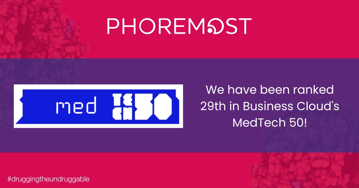 We have been listed as number 29 in 
@BusinessCloud’s #MedTech 50!

Over 120 companies were shortlisted, and following 800 reader votes, judges chose the top 50 UK companies creating #innovative #technologies to diagnose and treat #disease.

View the list: rb.gy/x9kkts