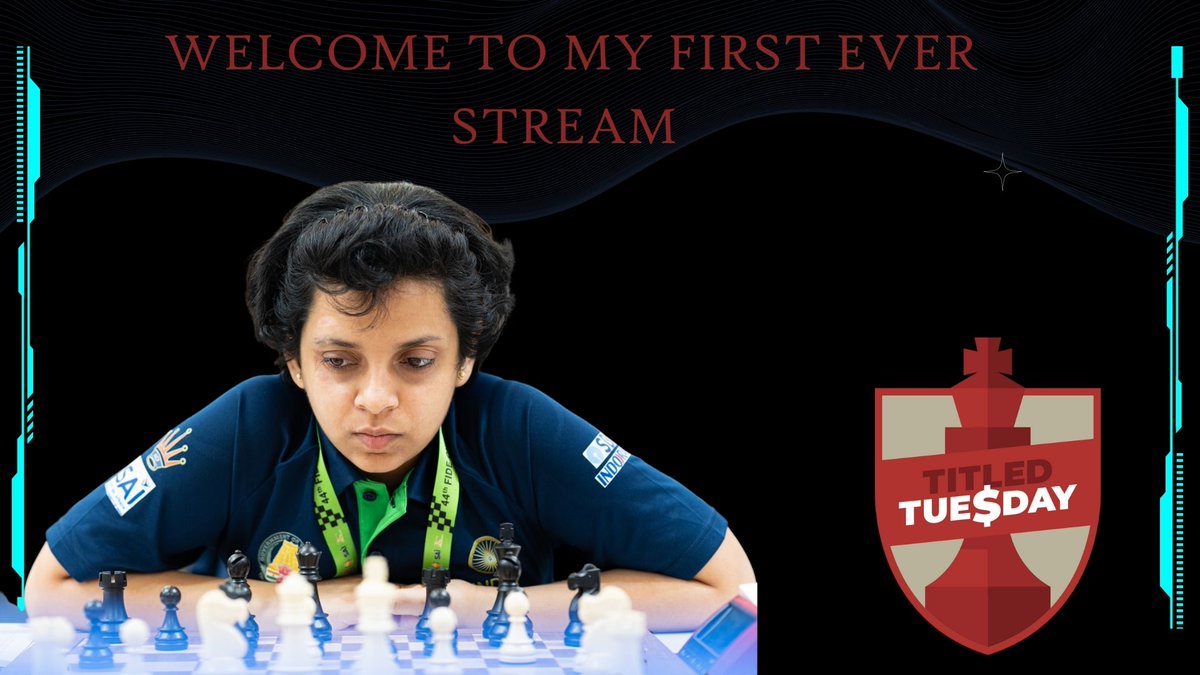 acciochess's tweet photo. Hey everyone! Today will be my first stream! Excited and nervous! Join if you are free! On my YouTube channel, 8 pm IST. https://t.co/ZRyKrO60mY
#chess #StreamingLive #First #YouTube #chesscom #titledtuesday https://t.co/AhghnlRtdD