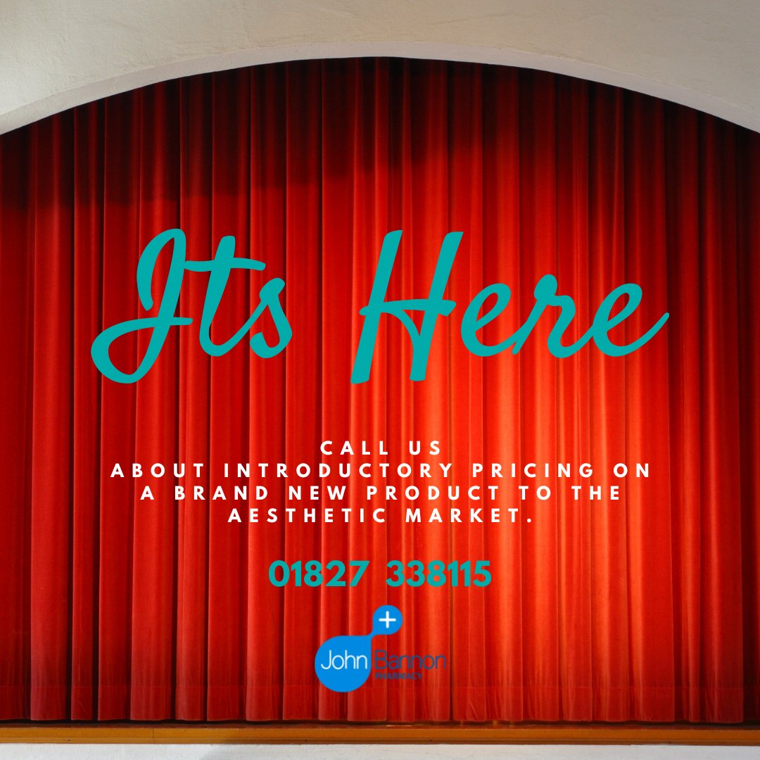 We have a new product the aesthetic market has been waiting for. Call or message us for special introductory pricing and information. #aestheticpharmacy #johnbannon #newproduct