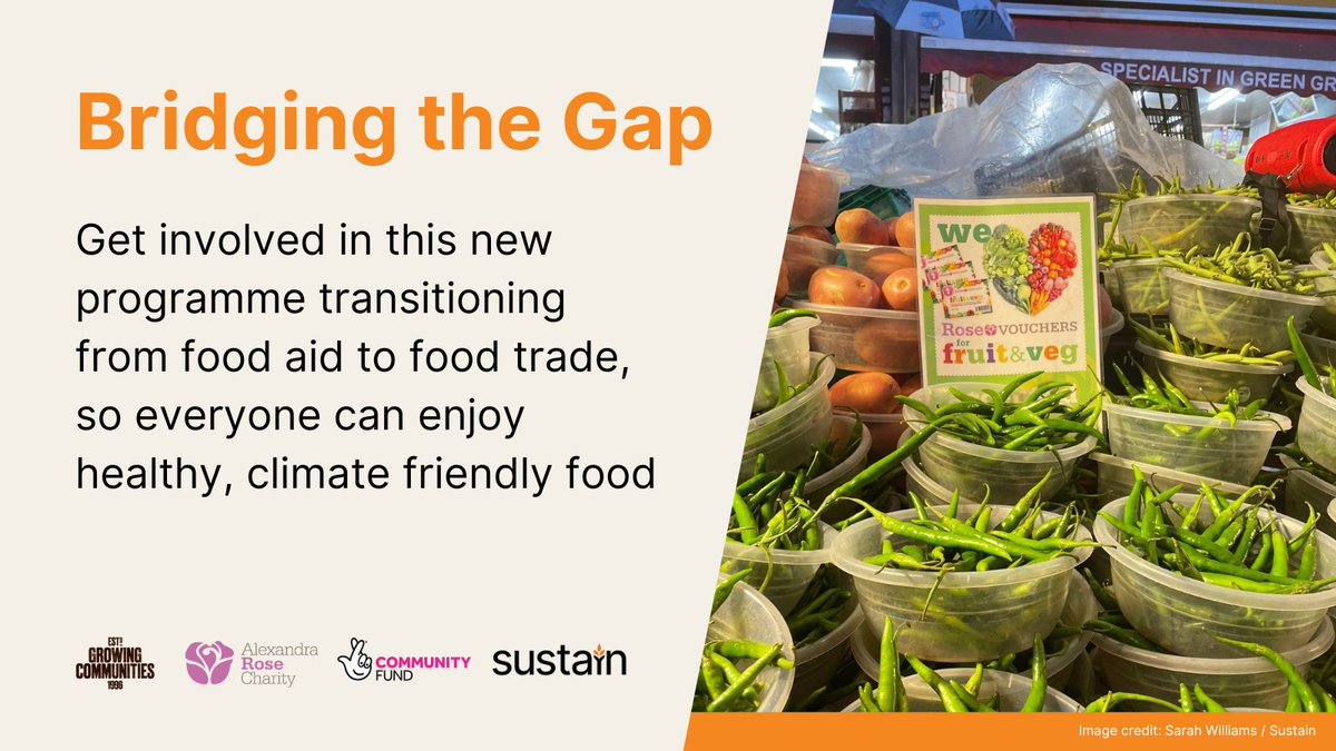 Bridging the Gap (@bridging_gap_uk) on Twitter photo We've got exciting things coming this Autumn for #foodacceess and #climate friendly food. Be the first to know by signing up to our newsletter ⬇️
sustainweb.org/bridging-the-g… We've got exciting things coming this Autumn for #foodacceess and #climate friendly food. Be the first to know by signing up to our newsletter ⬇️
sustainweb.org/bridging-the-g…