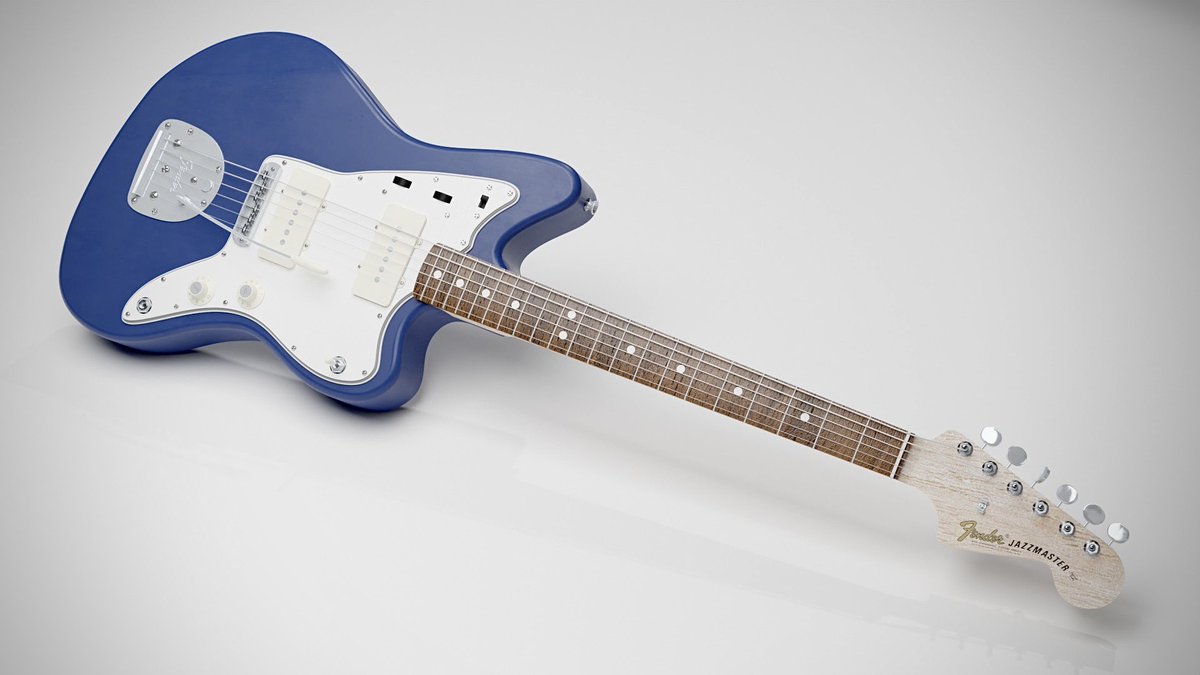 leicudelia's tweet photo. 昔、買いたかった FenderJazzmaster

ロゴやら、テクスチャやら色々試せて楽しかった。

UV展開とか、かなり久しぶり。

#fender #jazzmaster 
#Rhinoceros 
#blender #blender #b3d #cycles #3DCG https://t.co/DUP4tCjj2w