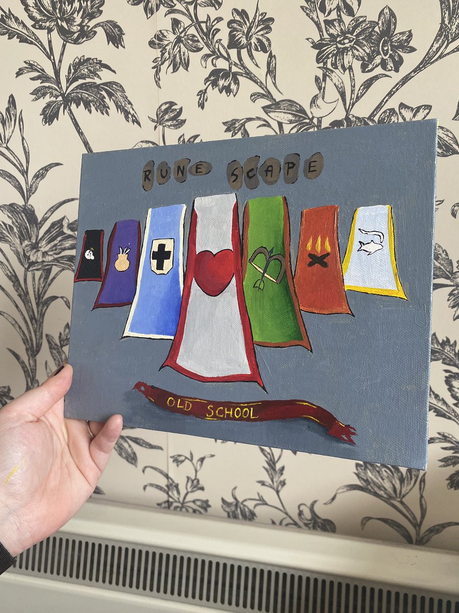 Morpeekaboo's tweet photo. Finished this sweet piece yesterday - will be up on my Etsy store later today if anyone is interested!😊

https://t.co/hyImkoXXft

#osrs #oldschoolrunescape #Runescape #99cape https://t.co/qvHcqgXb62