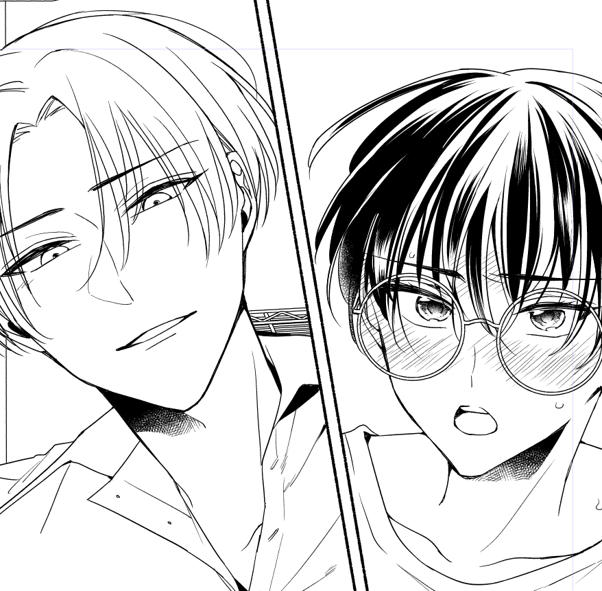 新しい攻めと受けです👓 