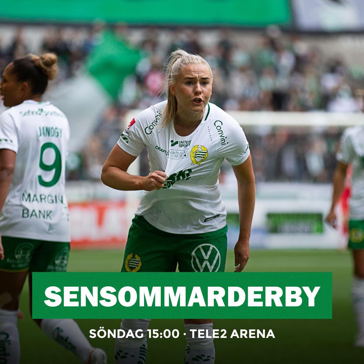 Kräftor och andra sensommargrejer får vänta. På söndag är det derby som gäller! Köp plåt nu! 

🎟️ hammarbyfotboll.se/biljetter