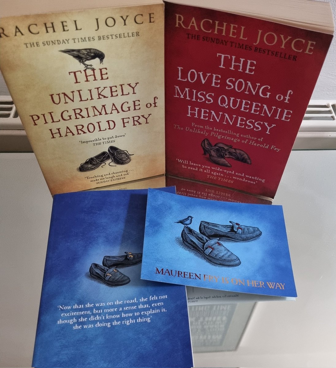 I adore #RachelJoyce and am thrilled to have received a proof of #maureenfry and the Angel of the North. Out October 2022!! I cannot wait to get stuck in. Many thanks to @alisonbarrow @penguinrandom