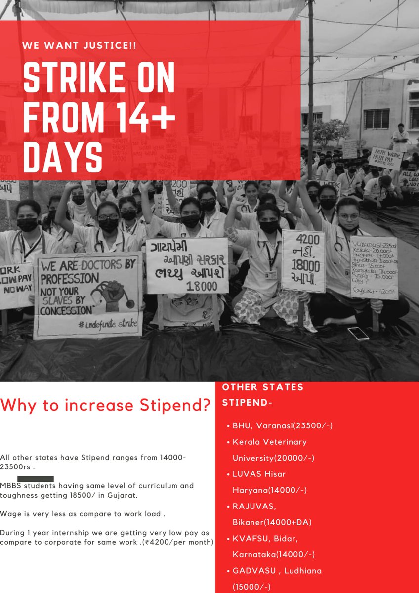 #Increase_Guj_Vet_Stipend 
#Increase_Guj_Vet_Stipend 
<a href="/CMOGuj/">CMO Gujarat</a> <a href="/Bhupendrapbjp/">Bhupendra Patel</a> <a href="/PRupala/">Parshottam Rupala</a> <a href="/KanuDesai180/">Kanu Desai</a>