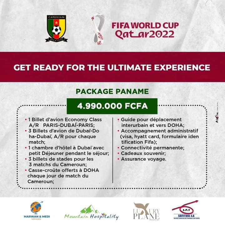 ValorienNoubiss's tweet photo. Les "Charters" de la @FecafootOfficie pour permettre aux Camerounais d'aller supporter les @LIndomptables à #Qatar2022 https://t.co/okyHCsYINz