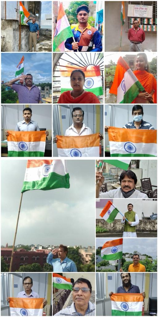 Yesterday on the 76th #IndependenceDayIndia #BBNL employees pan 🇮🇳 celebrated in sync with the national spirit of #HarGharTiranga #AzadiKaAmritMahotsav