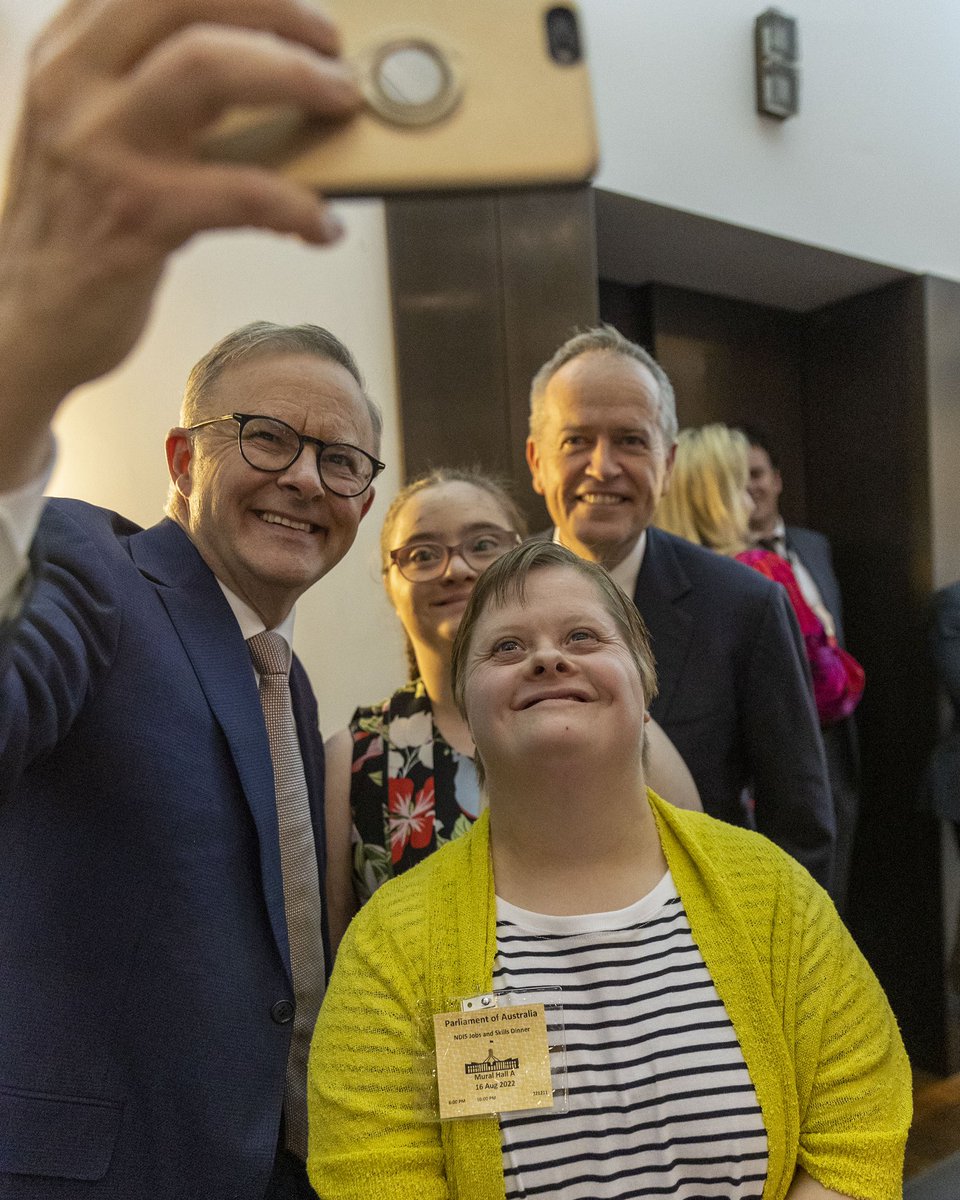 AlboMP's tweet photo. We are rebuilding an NDIS that fulfils its promise to people with disabilities – to empower every Australian to pursue their aspirations and fulfil their potential.

Wonderful to meet with advocates ahead of the NDIS Jobs and Skills Forum tomorrow. @billshortenmp @LibbyCokerMP https://t.co/jH9sM5u2aA