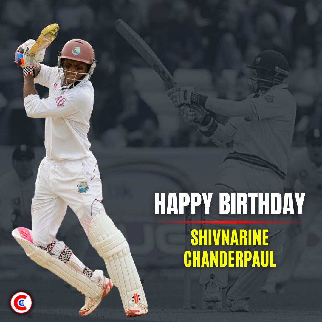 Happy Birthday Shivnarine Chanderpaul  