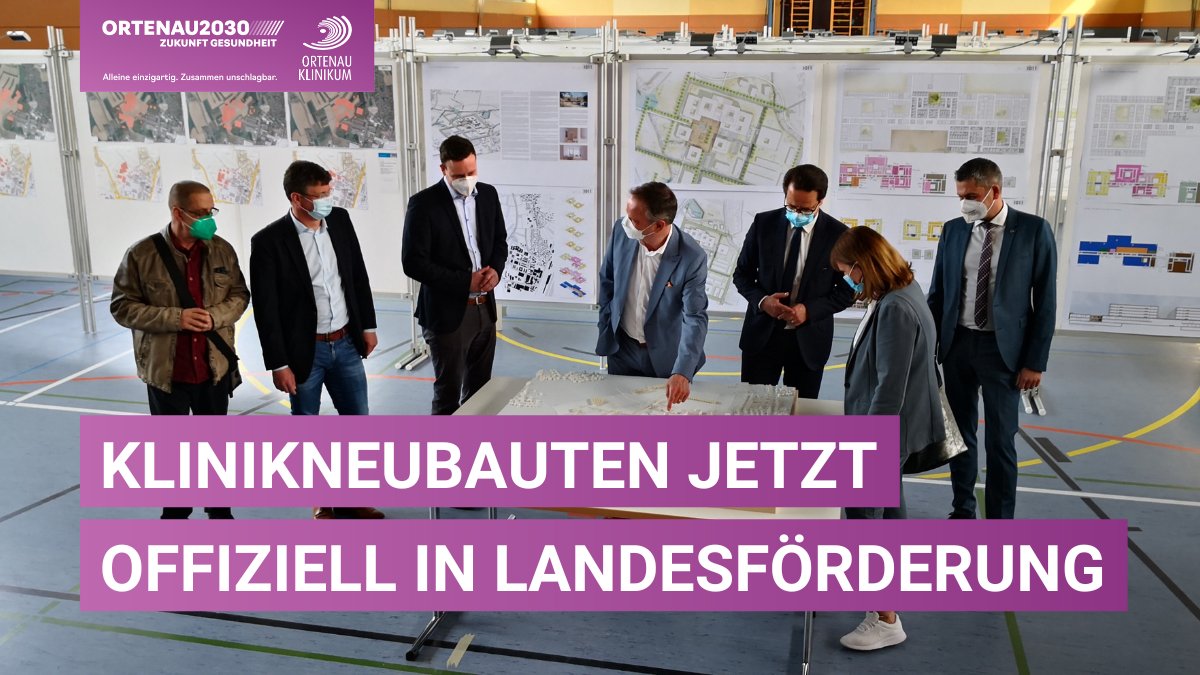 Die geplanten Klinikneubauten in
Achern und Offenburg sind jetzt offiziell als
Förderprojekte vom Land anerkannt. Somit bleiben
beide Projekte voll im Zeitplan.

🔗 socialmedia.ortenau-klinikum.de

#ortenauklinikum #ortenau #ortenaukreis #ortenau2030 #klinik #offenburg  #landesförderung