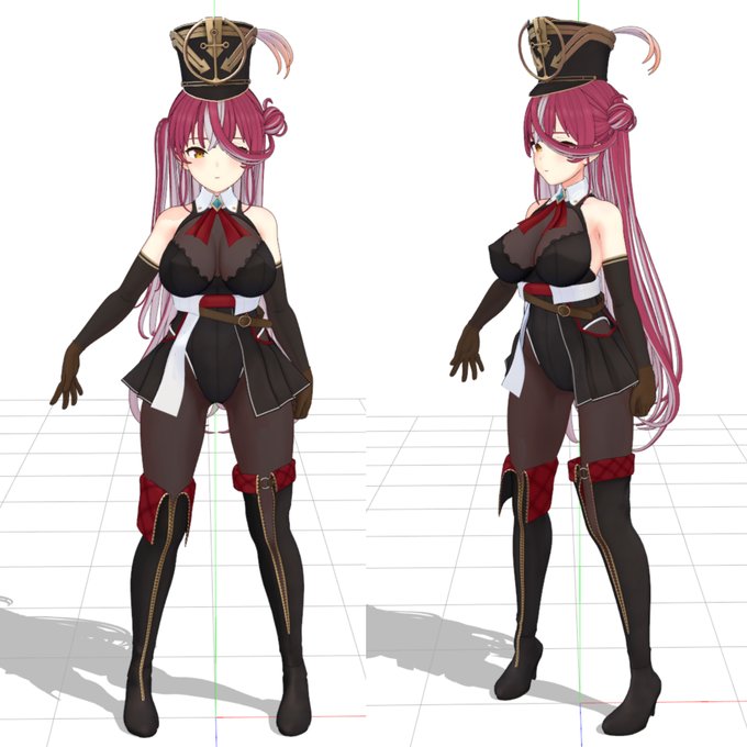 現在の進捗はこんな感じです～🤗
模様、物理はまだですが上着以外はかなり
できてきます😋 