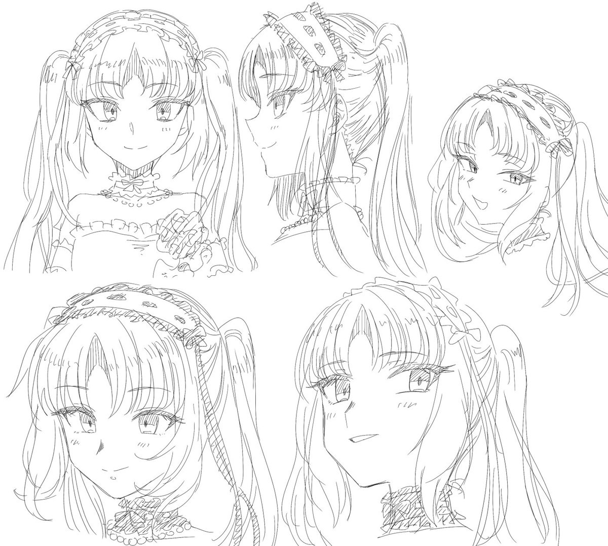 顔を可愛く描けるようになりたいから練習するぞ! 40 