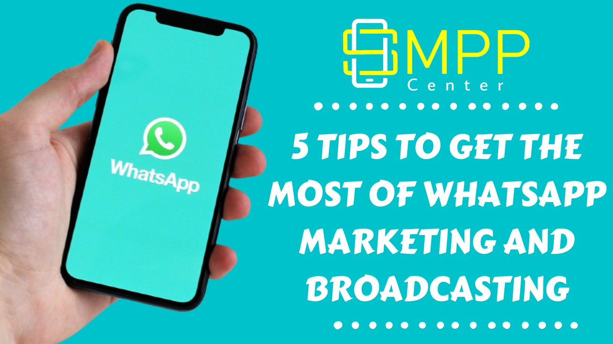 SMPPCenter's tweet photo. 5 Tips to Get the Most of WhatsApp Marketing and Broadcasting
https://t.co/tIwUI5JNBv
#smppcenter #WhatsAppBroadcasting #WhatsAppMarketing #WhatsAppMarketingBusiness #WhatsAppMarketingSoftware #WhatsAppMessagingProvider #WhatsAppReseller #WhatsAppResellerProgram #whatsappsoftware https://t.co/V5RcTxhhRS