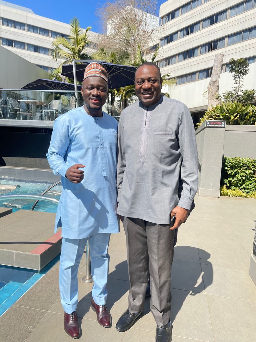 rashpelp's tweet photo. With my Deputy Ranking member, Hon Suhiyeni, in Sandton in South Africa as part of the committee on Lands and Forestory, preparing to input on the Bill on Wildlife in Ghana https://t.co/7ShbwtpFhk