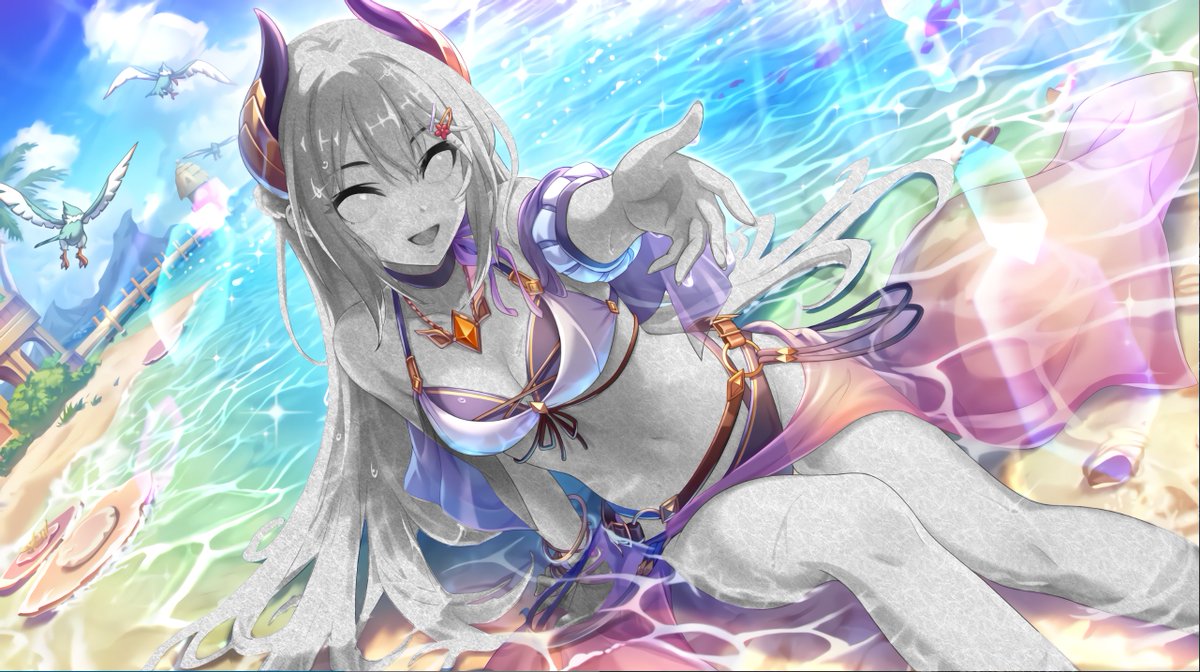 LLointn0821's tweet photo. 空けるつもりはなかったけど、期間空いてしまった
今年は推しの水着が多くて良きです
#石化　#固めコラ https://t.co/jhRY3pG88n