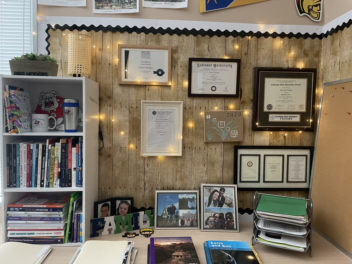 allisonhodges77's tweet photo. My happy place behind my desk, reminding me of my journey of growth so far โค๏ธ
#teacheryear11 #5thgrade #fresnostate #nationaluniversity #howpeoplelearn @NISLorg @DoDEA @DoDEA_Pacific @dbc_inc @gcouros @KatieNovakUDL @AVID4College https://t.co/96gBHiJM22