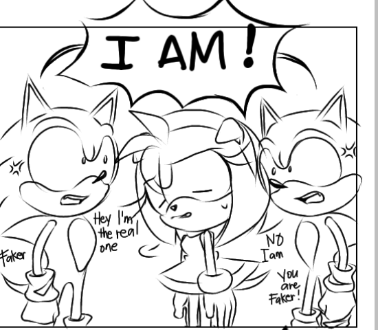 sumire2411_24's tweet photo. What The Who's the REAL Sonic?!😱

Sneak peak for my next comic🤫🤩 https://t.co/oPgOGsp2T3