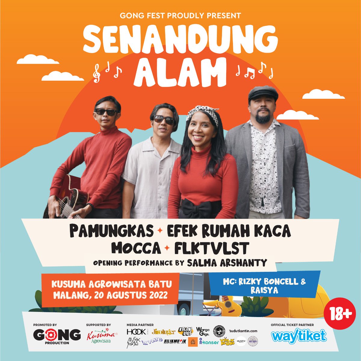 nftmocca's tweet photo. Hallo Holder #MoccaMusicCard , kami punya 3 tiket nonton Senandung Alam + Akses Backstage bersama Mocca. Buat yang mau nonton bisa redeem ke Discord Mocca. https://t.co/q5roLDfk0D