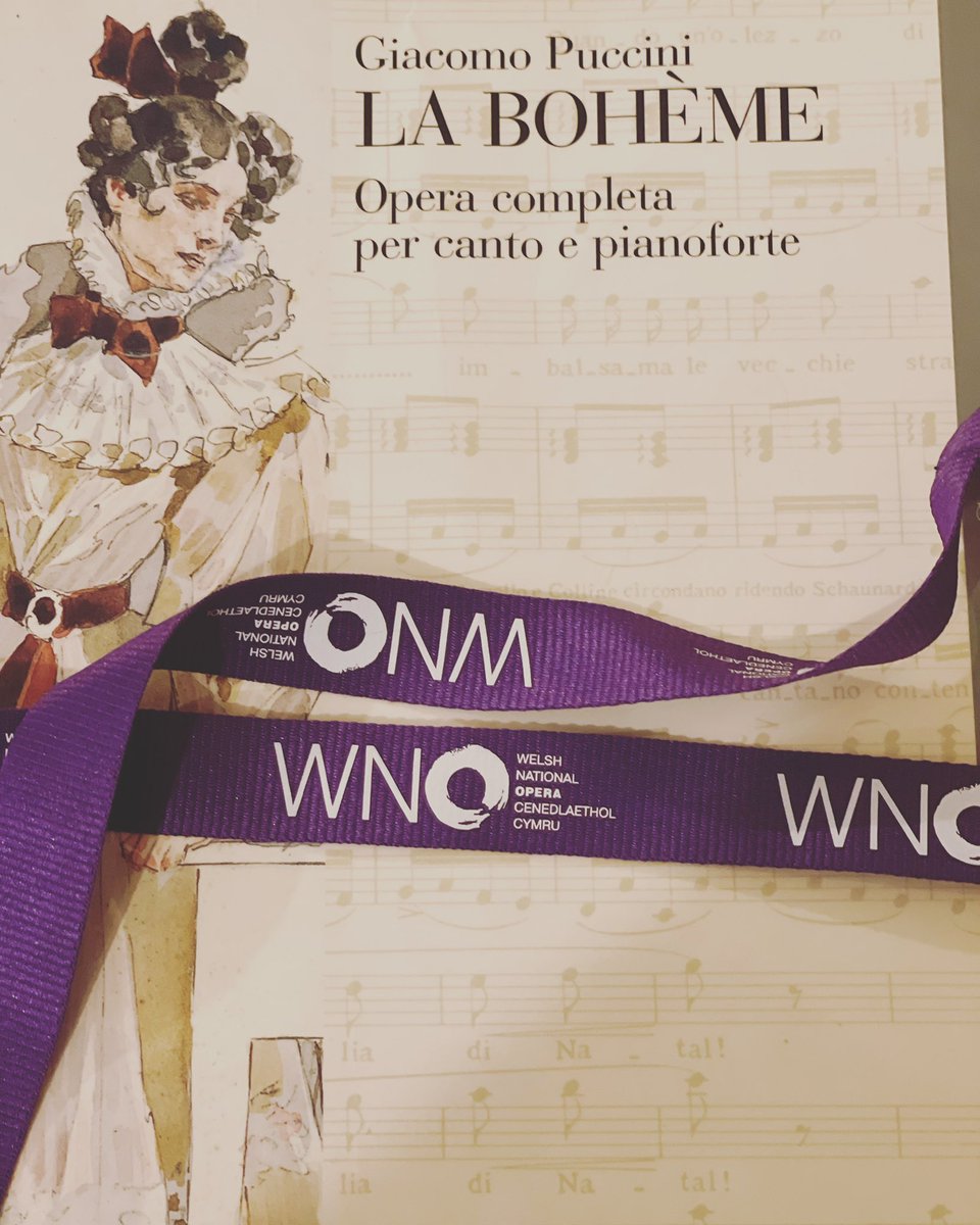 Great to be back singing this gorgeous piece with @WNOtweet ! It can’t  get any better! 

Love you Puccini!! ❤️💯

#operasinger #opera #labohème #puccini #cardiff #welshnationalopera #operasingerlife  #italianopera