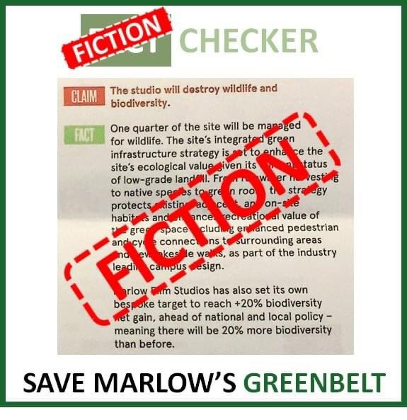 SaveMarlowsGB's tweet photo. Fact vs Fiction 5/6
The planning portal is still accepting responses, so please submit an objection if you havenโt already and encourage friends and family to do the same.
Guidance here - https://t.co/Mxhtspn9mH
#saveMarlowsGreenbelt https://t.co/33hJjiPKGq