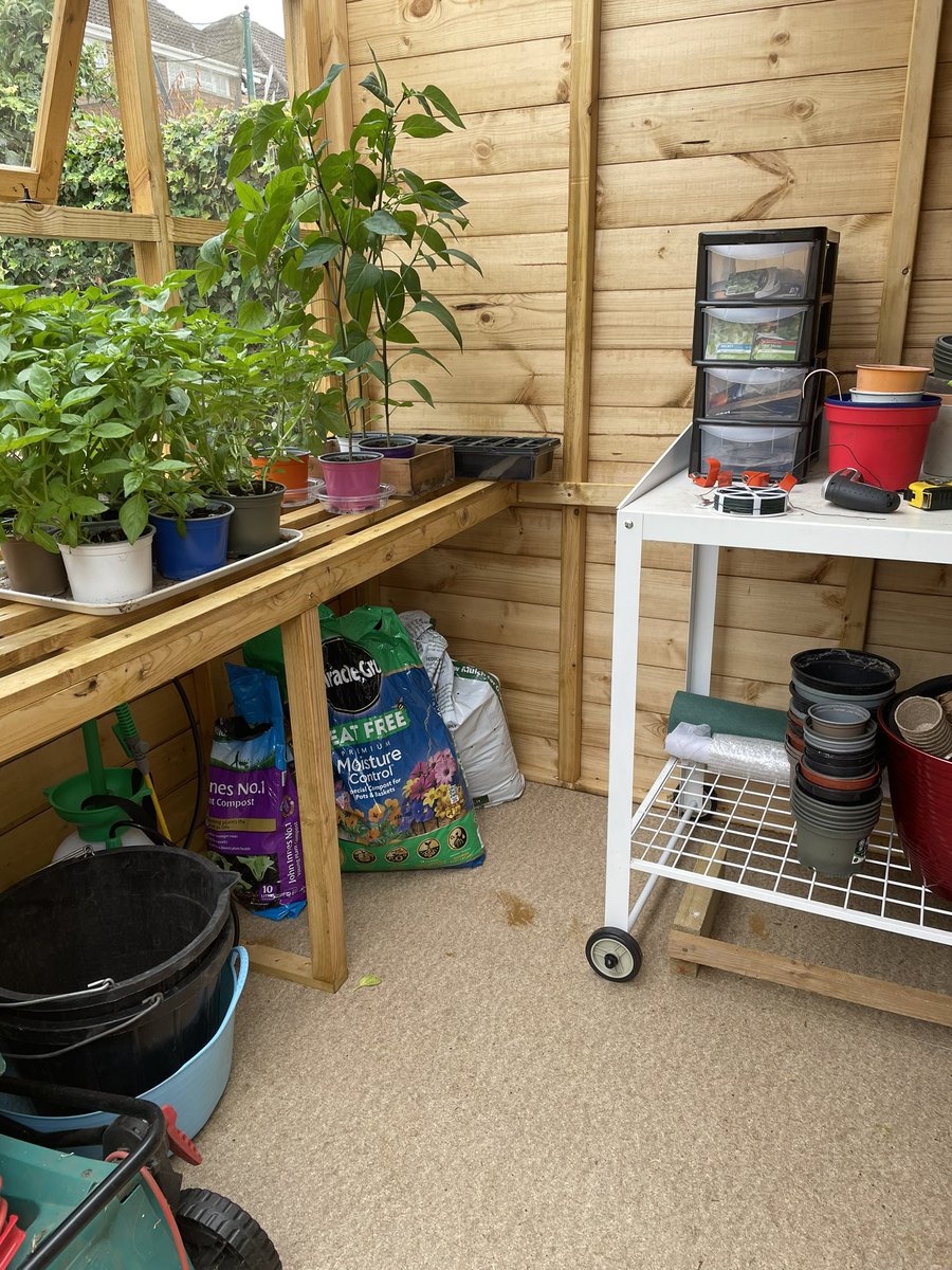 07Norton's tweet photo. Potting shed arrived so today the  #AHPsActive activity is getting it all shipshape #happychillies https://t.co/8Xp1xeSMLm