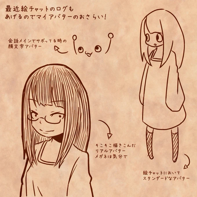 前に描いた奴だけど右の奴が雛型になってる! 
